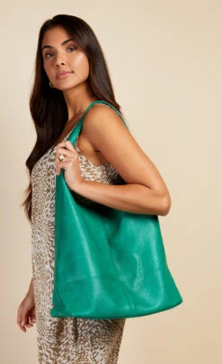 Little Mistress Green Shoulder Bag