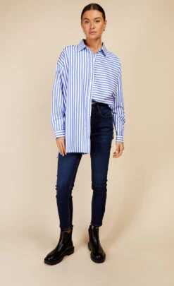 Little Mistress Indigo Slim Denim Jeans By Vogue Williams