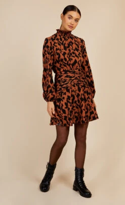 Little Mistress Leopard Print Mini Dress By Vogue Williams