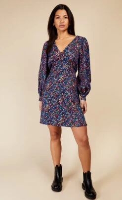 Little Mistress Animal Print Mini Dress