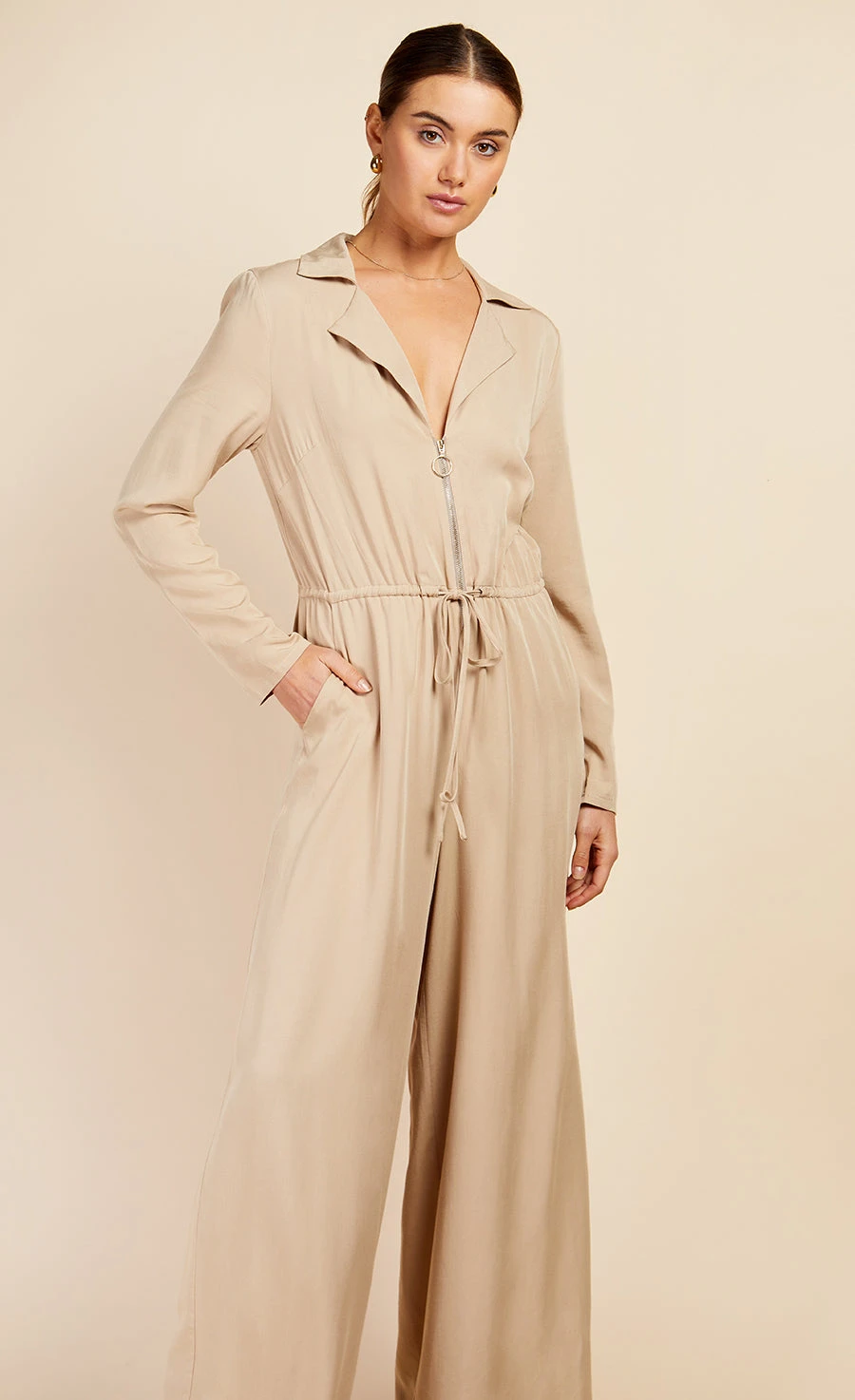 Little Mistress Stone Jumpsuit By Vogue Williams - Image 4