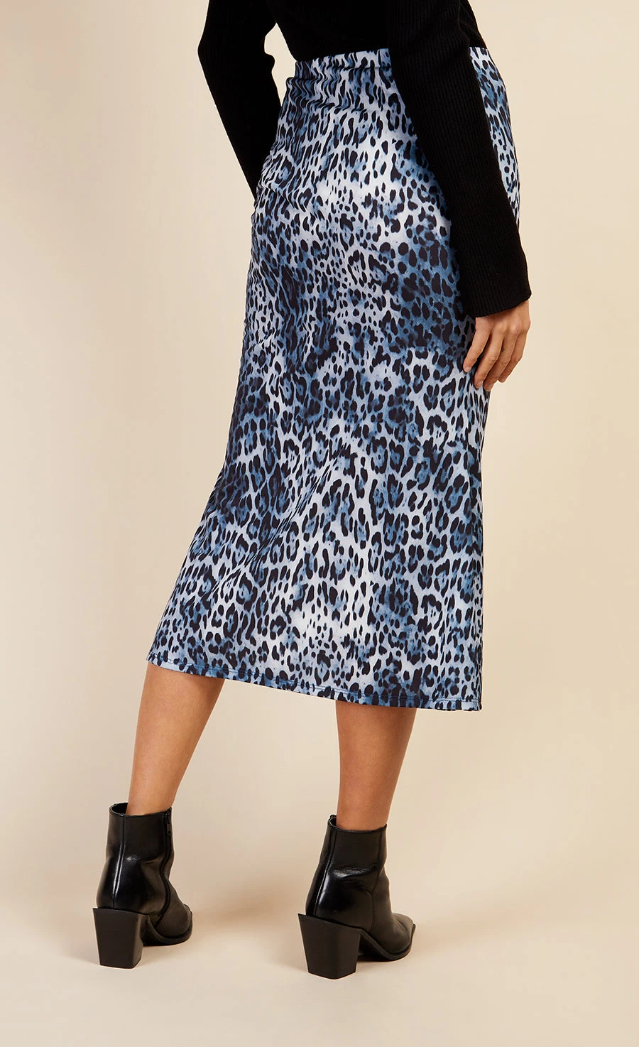 Little Mistress Leopard Print Midi Skirt By Vogue Williams - Image 3